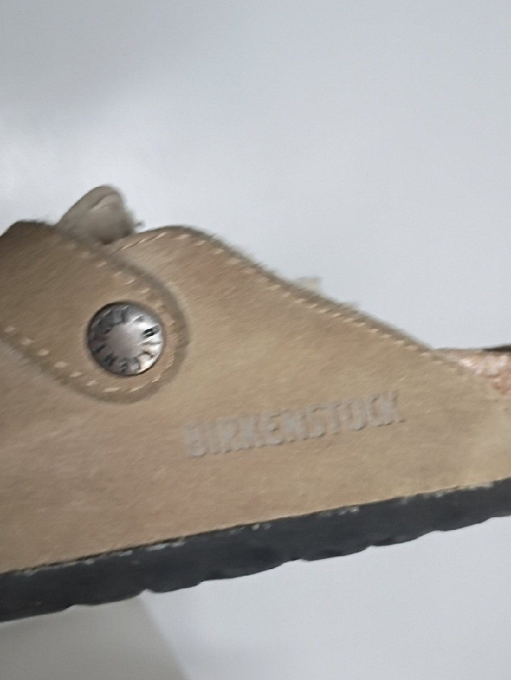 Birkenstock Boston Taupe Suede Clog with Buckle size 38 women's 7 mens 5 Sharpe - Picture 11 of 14